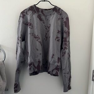 Lululemon tie dye purple sweatshirt